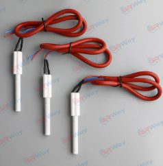 What is the output voltage and current of the piezoelectric ceramic pellet igniter